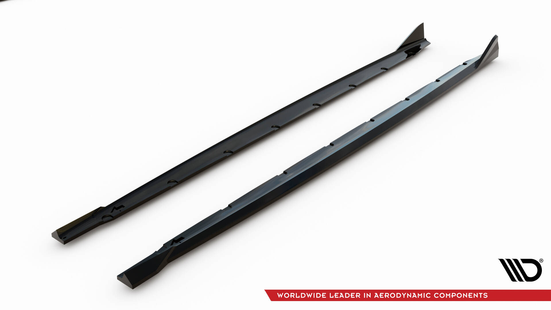 Bodykit V.2 BMW 1 M-Pack F70 Maxton Glanzend zwart