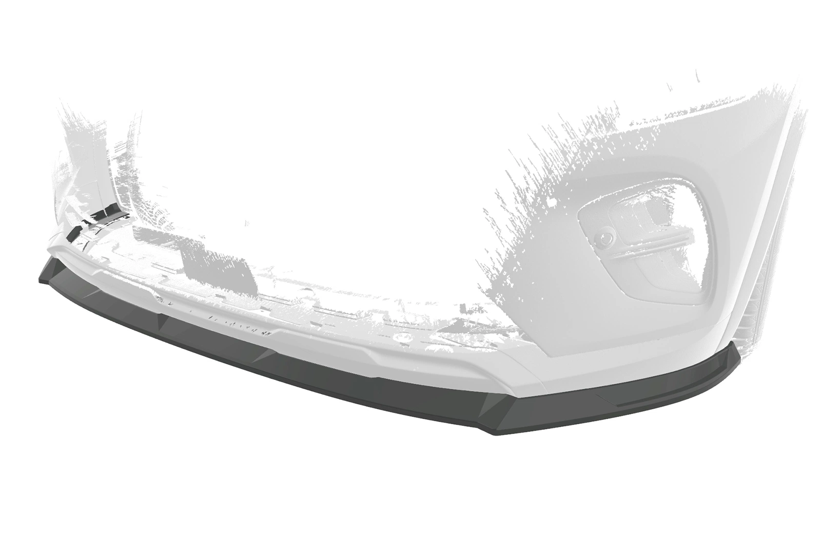 Voorspoiler Renault Captur 2 glans zwart