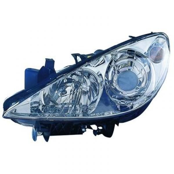 Koplamp rechts P307 05-07 H7+H1