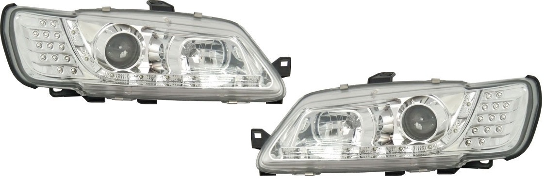 Koplampen Peugeot 306 97-00 Led chroom