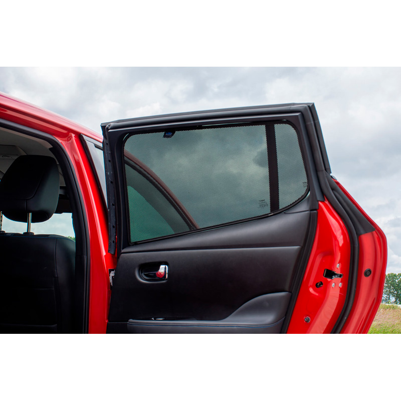 Set Car Shades  Nissan Leaf (ZE1) 2018-, excl. modellen met achteruitrijcamera (4-delig)