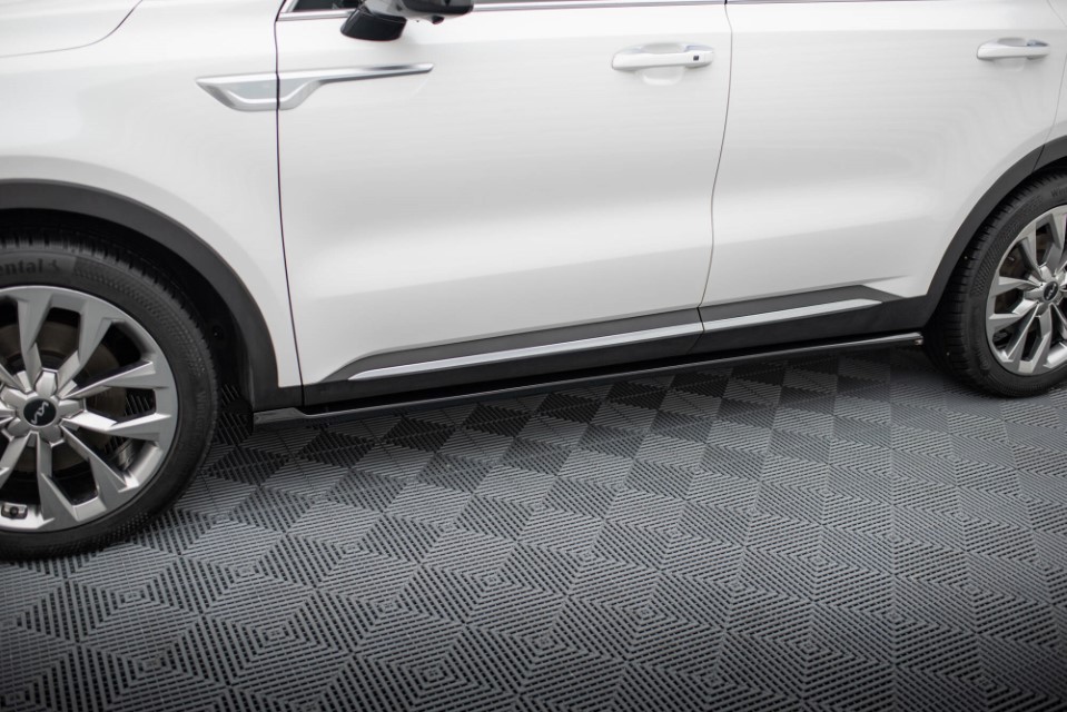 Zijskirts Kia Sorento Mk4 2020-.. Glans Zwart