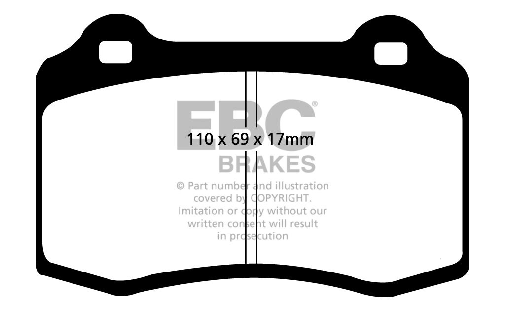 EBC Brakes OPEL Rekord 1.9 Coupe 66-69 Remblokken voorzijde
