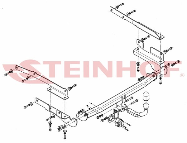 Trekhaak Mitsubishi Colt 5D 2005-....