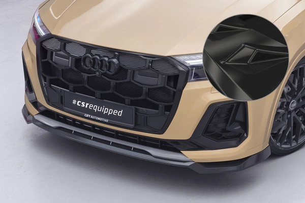 Voorspoiler Bekerspoilerlip Audi Q7 S-Line / SQ7 4M - Glans Zwart