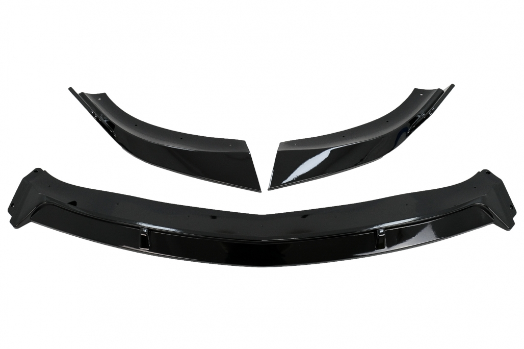 Voorspoiler Mercedes CLA C117 13-16 Glans Zwart