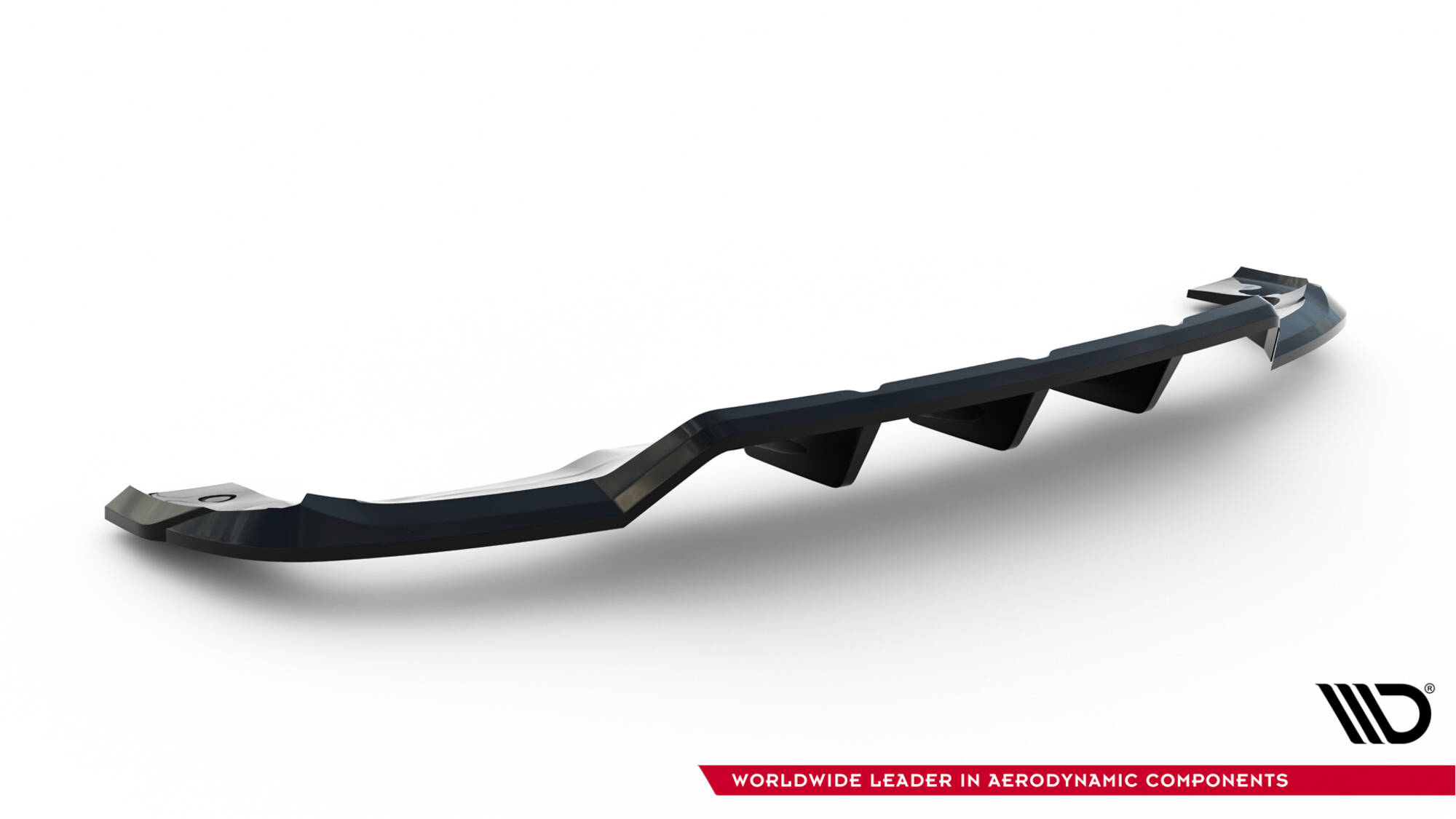 Achter Diffuser Mercedes-Benz GLA 45 AMG Off-roader X156 Maxton Glanzend zwart