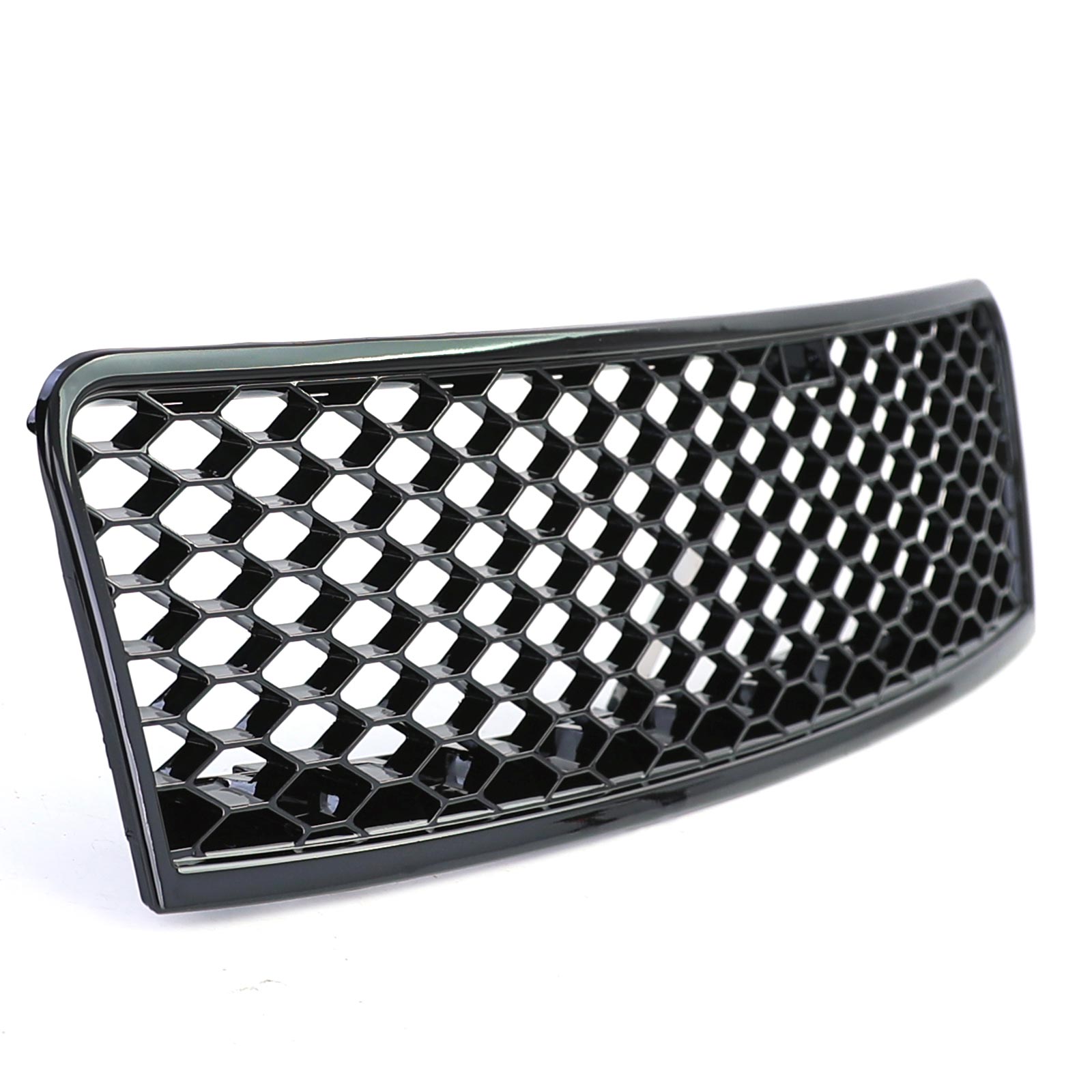 Grill Audi A6 C5 4B 01-04 RS6 look Glans Zwart