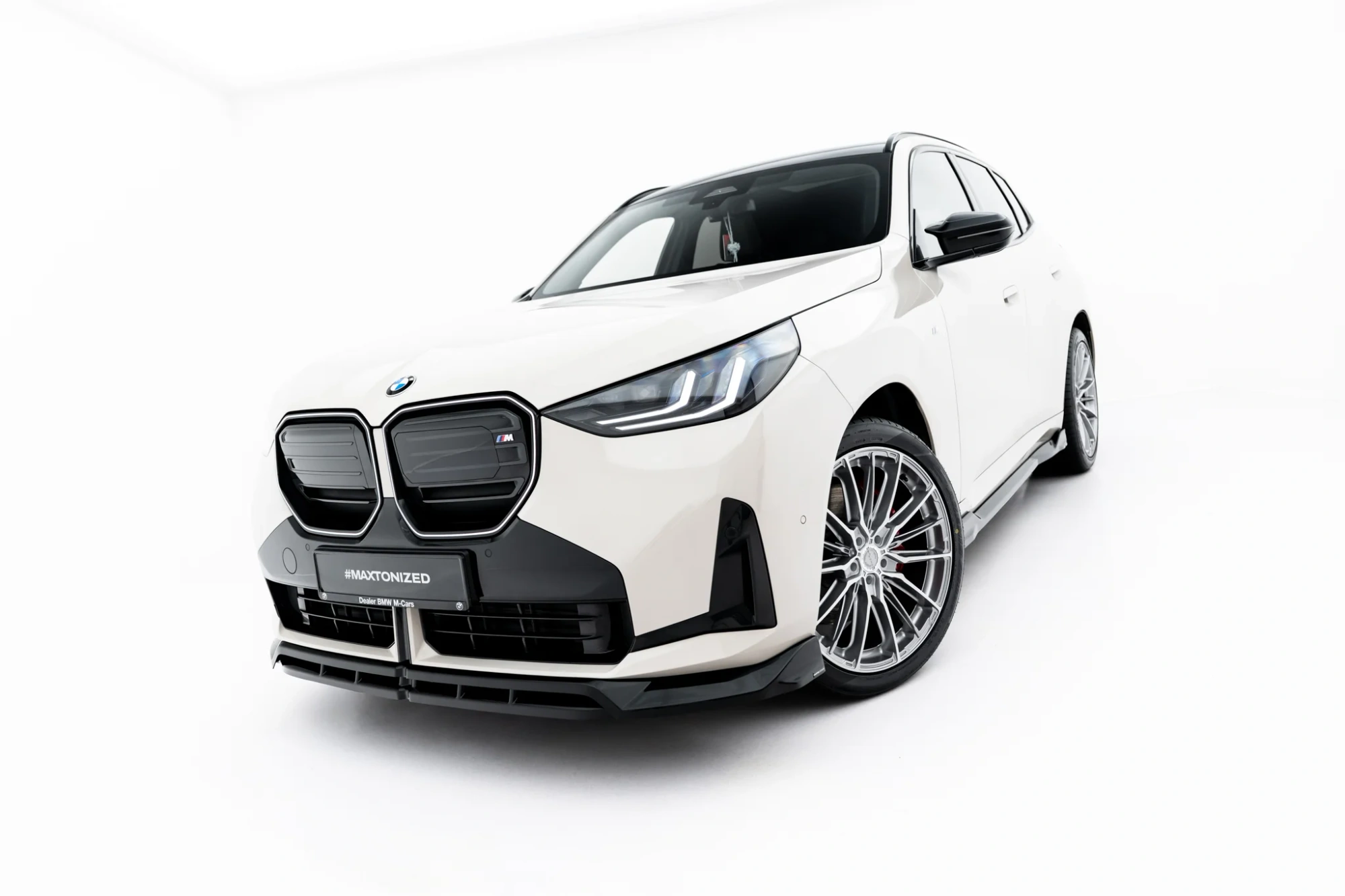 Voorspoiler BMW X3 M-Pack / M50 G45 Glans Zwart