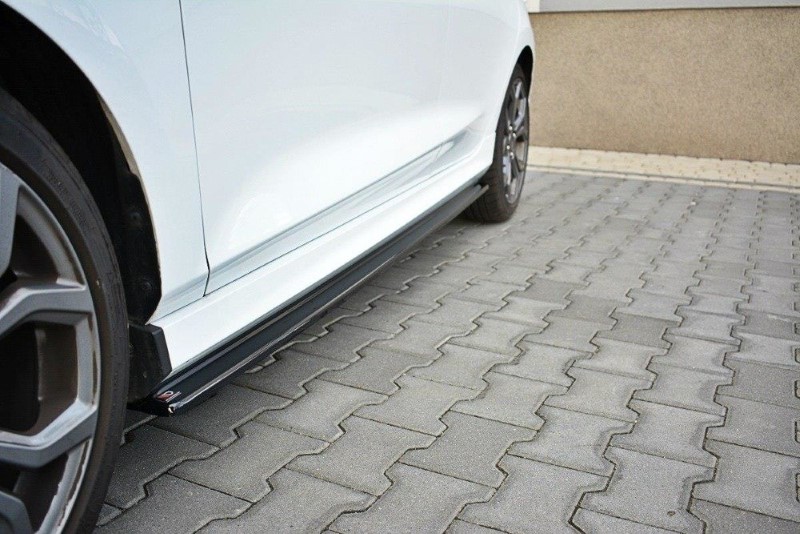 Zijskirts Diffusers Ford Fiesta Mk8 ST / ST-Line V.1 Glanzend Zwart
