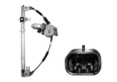raammechanisme, incl motor, voor, rechts Fiat Multipla, 2004-201