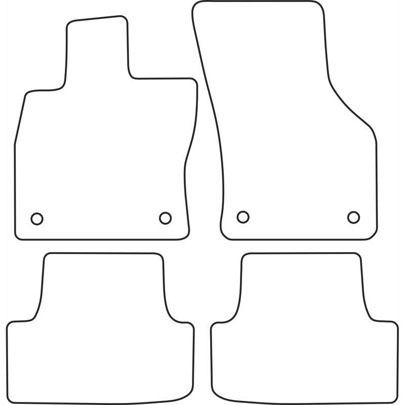 Automatten  Audi A3 8V Sportback/Sedan 2012-2020