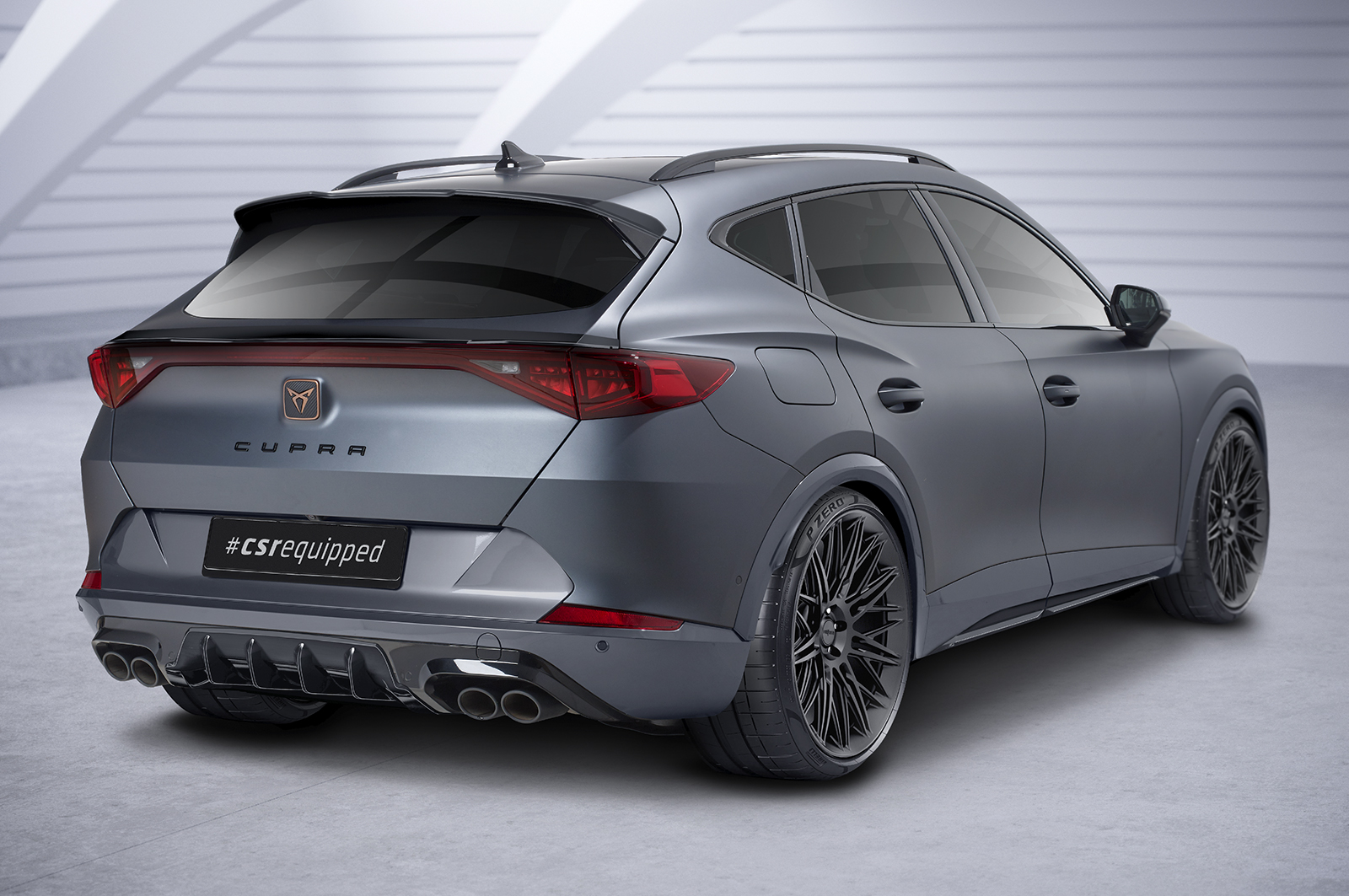 Zijskirts Cupra Formentor CSR Glans Zwart