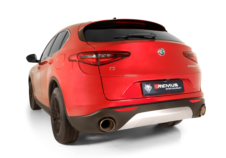 Alfa Romeo Stelvio [949] 2.0 turbo 206kW Q4/AWD Remus demper