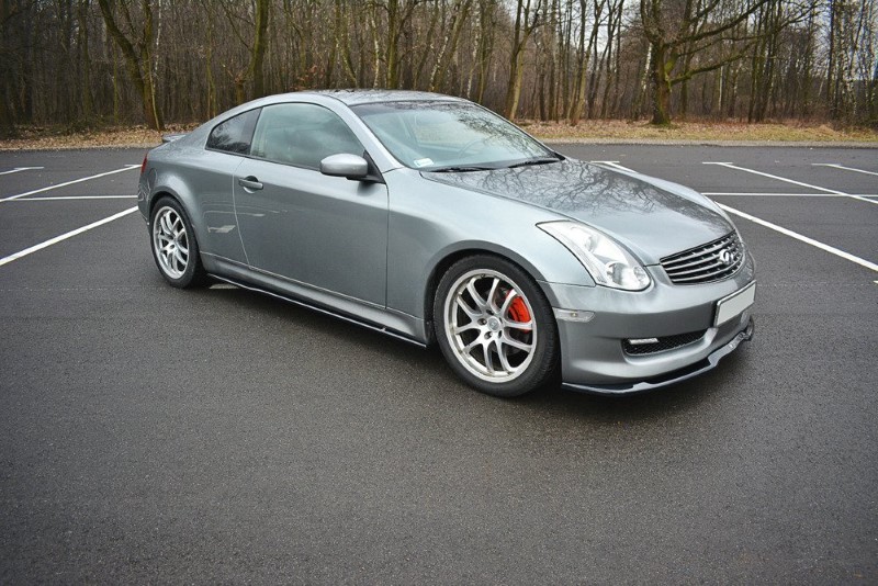 Zijskirts Diffusers Infiniti G35 Coupe Glanzend Zwart