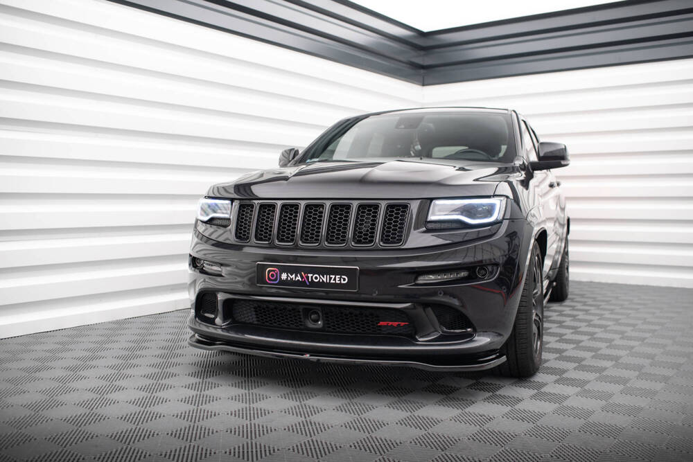 Voorspoiler Jeep Grand Cherokee SRT WK2 FL Maxton Glans Zwart