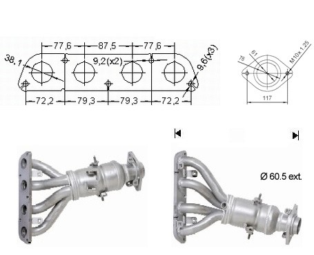 Toyota COROLLA 1.6i 16V 1598 cc 81 Kw / 110 cv 3ZZFE Magnaflow C