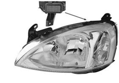 koplamp, Bosch, H7+H7, elektr verstelb, incl stelmotortje, recht