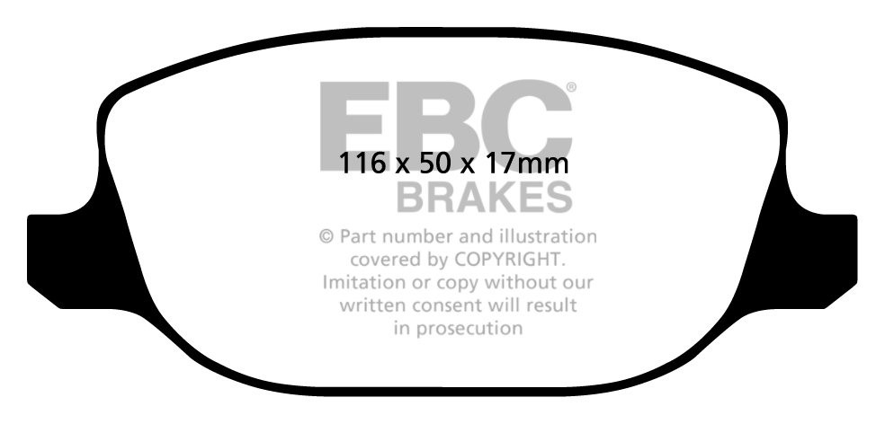 EBC Brakes ALFA ROMEO Alfa 159/159 Sportwagon 1.8 2007-2008 Remb