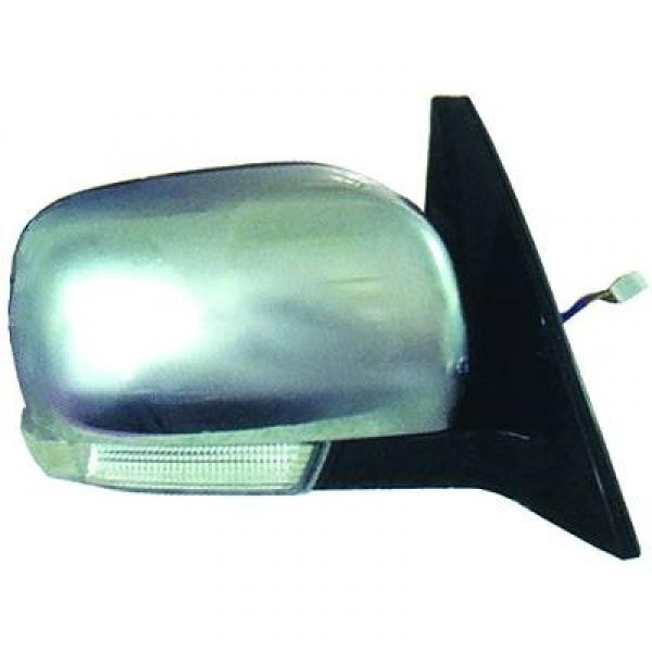 Spiegel links PAJERO, 07->> 10-PiN 10-PiN; EL.VERW; ZWART