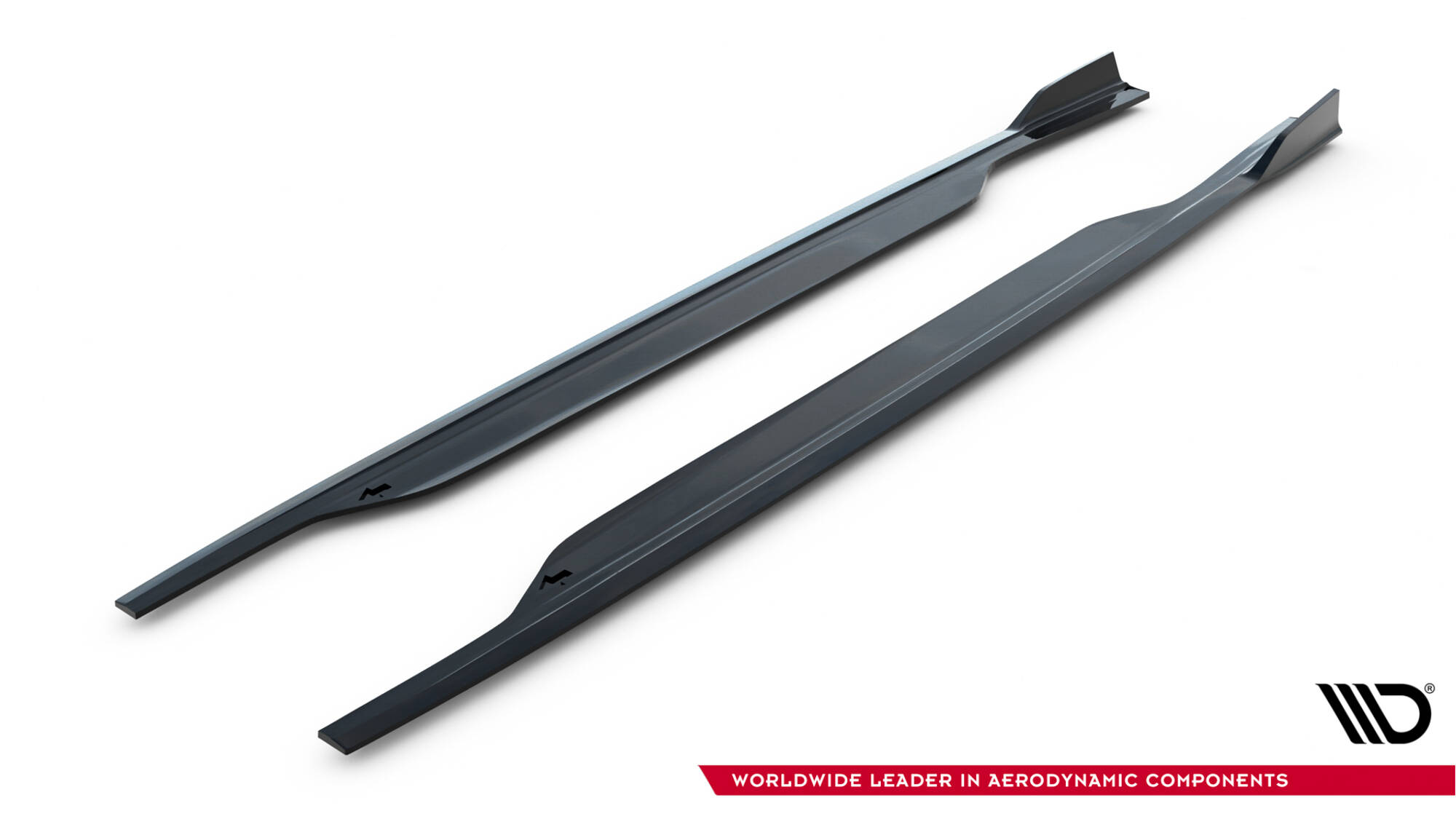 Zijskirts V.2 Audi A6 / A6 C7 S-line/ S6 C7 Facelift Maxton Glanzend zwart