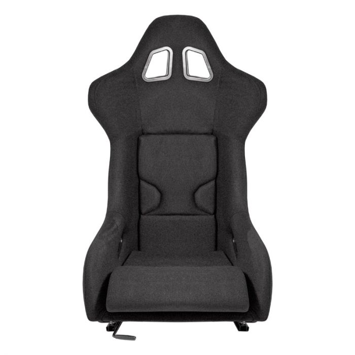 Sportstoel 'RR' - Zwart - Vaste polyester rugleuning - incl. sledes