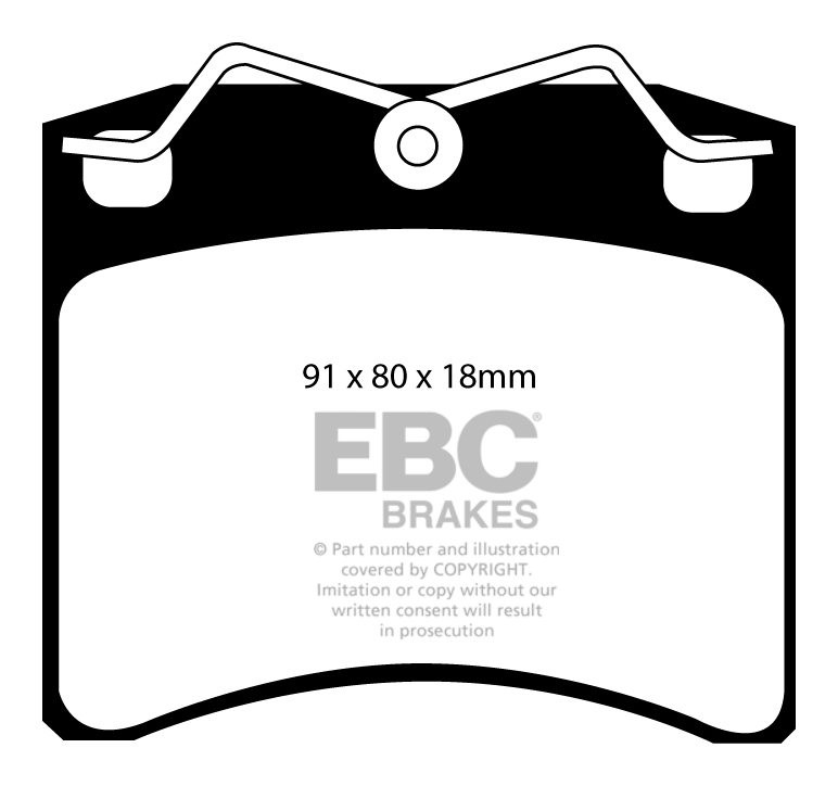 EBC Brakes VW Caravelle 2.8 98-99 Remblokken voorzijde