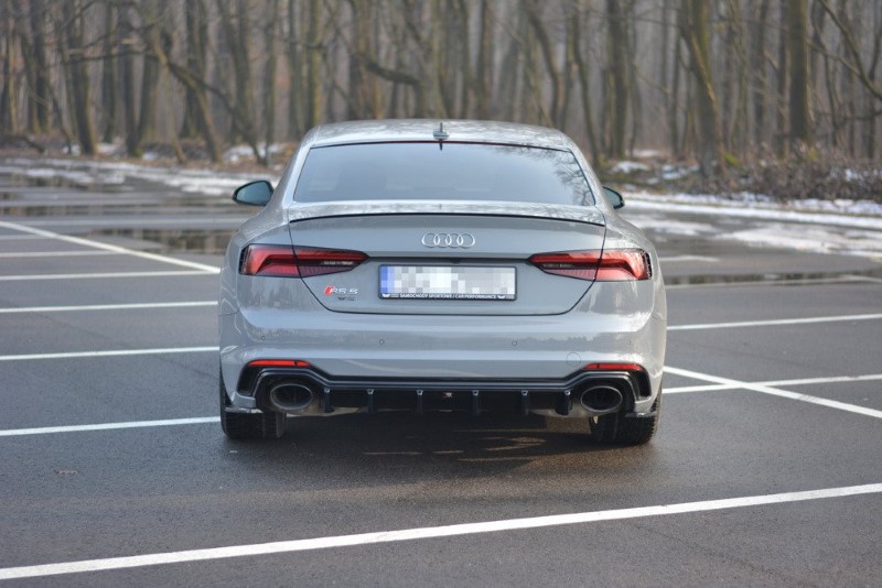 Achter Aanzet Audi RS5 F5 Coupe / Sportback Glanzend Zwart