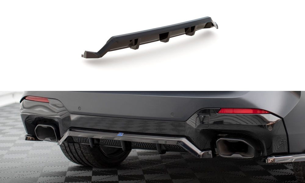 Diffuser BMW X3 G01 M Pakket FL Maxton Glans Zwart