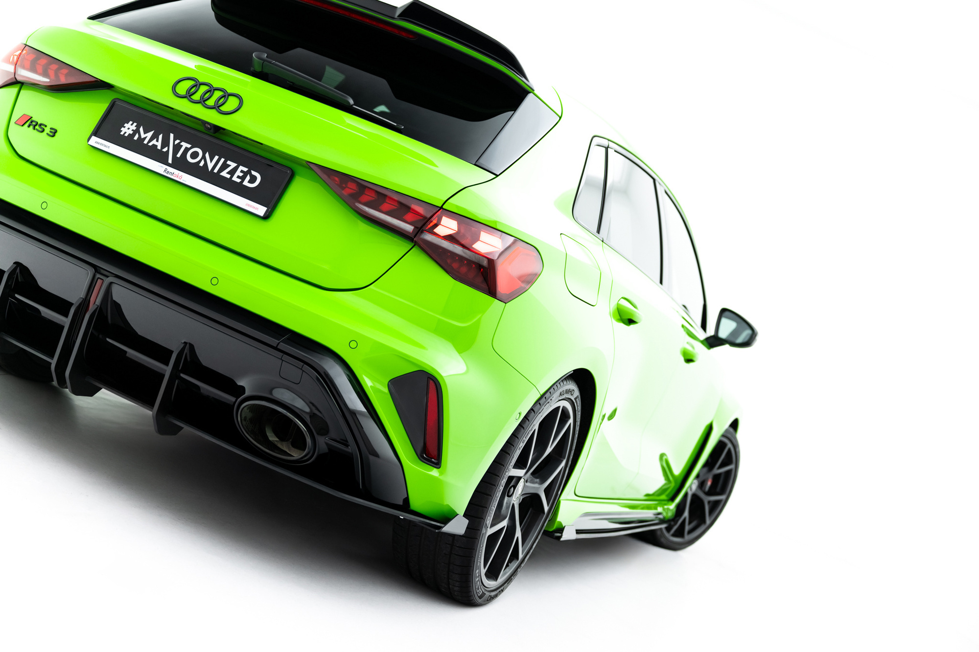 Street Pro Achterdiffuser + Flaps Audi RS3 Sportback 8Y Facelift