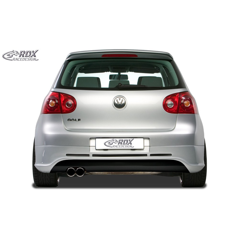 Achterskirt  Volkswagen Golf V GTI/R Hatchback 3/5-deurs 2003-2008 (uitlaat links) excl. Variant/Plus (ABS)
