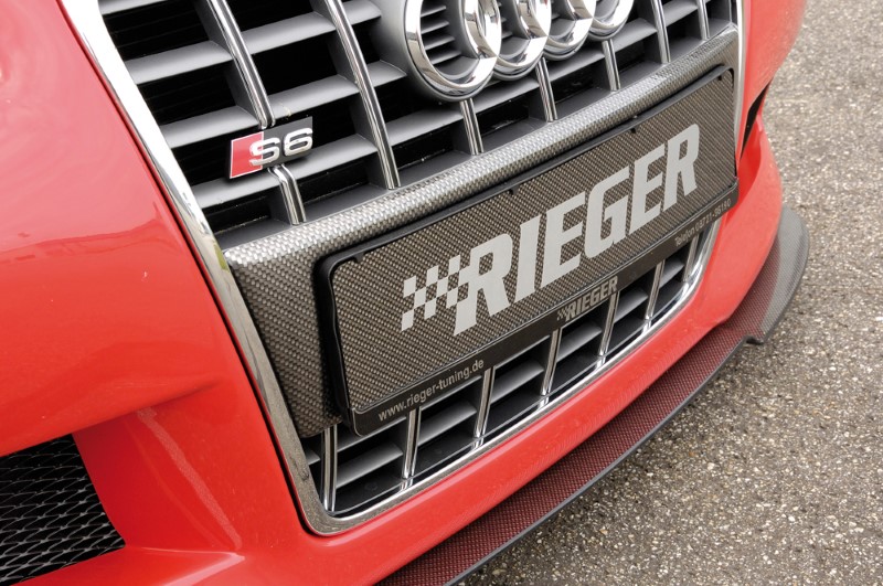 Carbon-Look Spoilerzwaard gevormd voor Voorbumper Audi A3 8L S3-