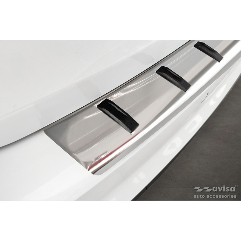 RVS Achterbumperprotector   Audi A4 Avant B9 (incl. S-Line) 2015-2019 & Facelift 2019- - 'STRONG EDITION'