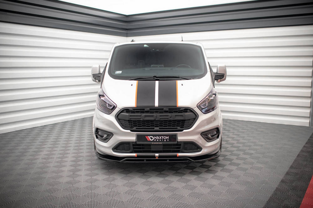 Voorspoiler Ford Transit Custom ST Line Mk1 FL Maxton Glans Zwart