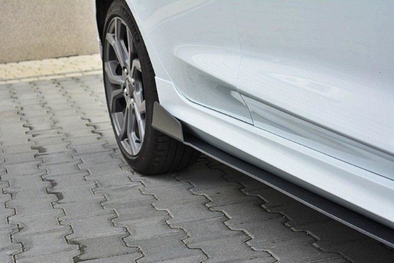 Zijskirts Diffusers Ford Fiesta Mk8 ST / ST-Line Racing V.1 Glanzend Zwart