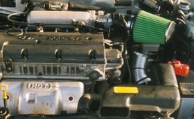 GREEN kit Hyundai Coupe 1.6i 16V 85kw (RD) met luchtmeter