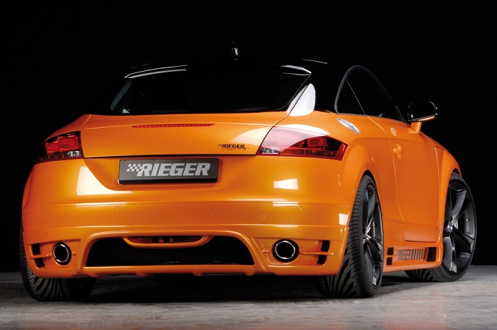 Achterbumper Diffusor Audi TT 09.06- Rieger