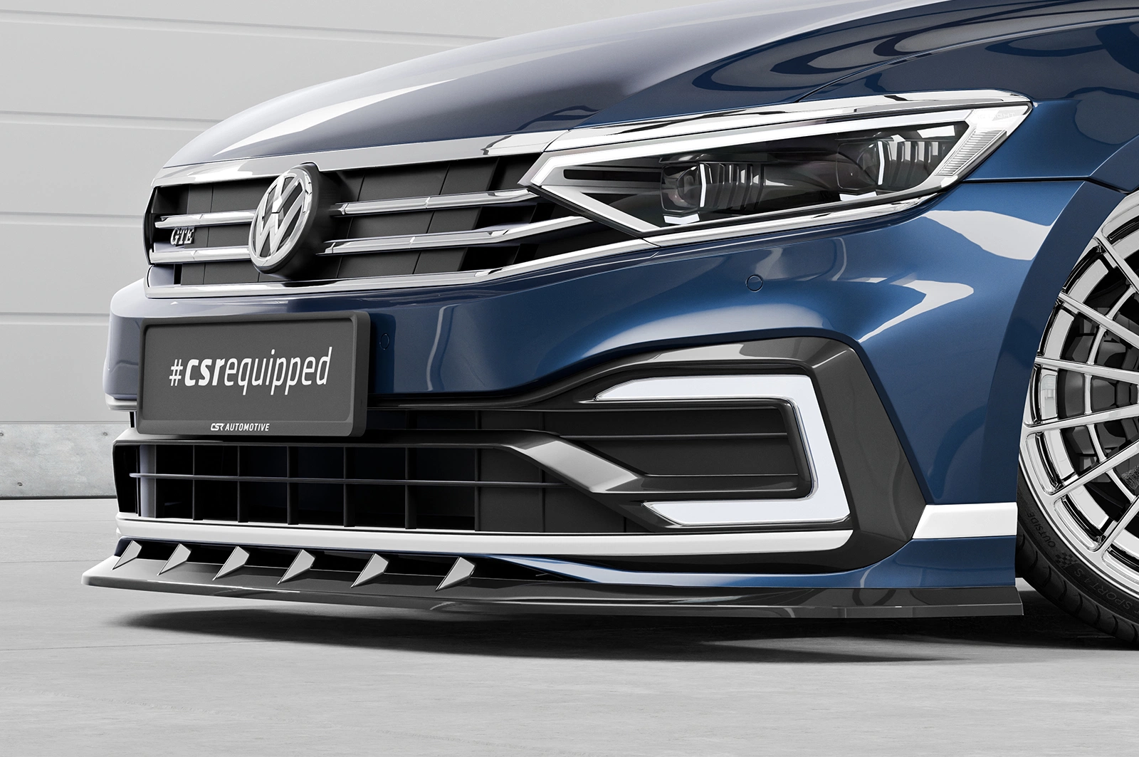 Voorspoiler VW Passat B8 Typ 3G GTE R-Line facelift 7/2019-2024