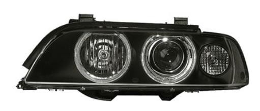 koplamp, Hella, H7+H7, witte knipper, rechts, 09/2000-BMW 5 seri
