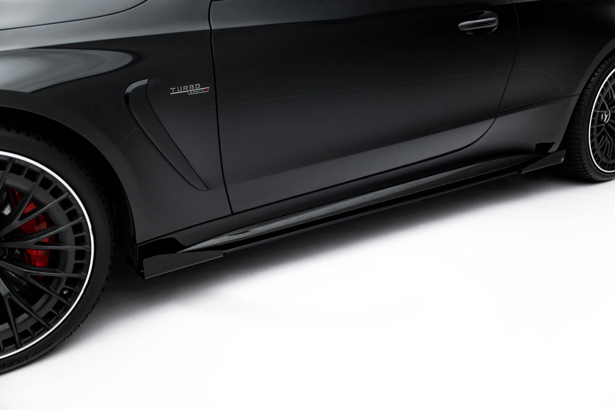 Street Pro Zijskirts + Flaps Mercedes-AMG CLE 53 C236 Maxton Glanzend zwart