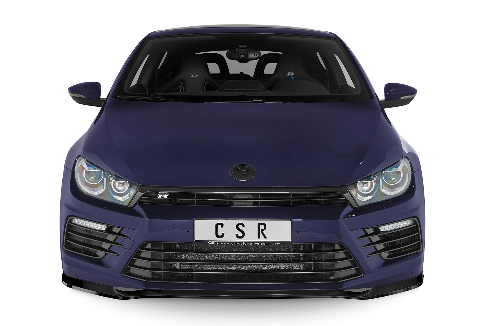 Voorspoiler VW Scirocco (Typ 13) R glans zwart