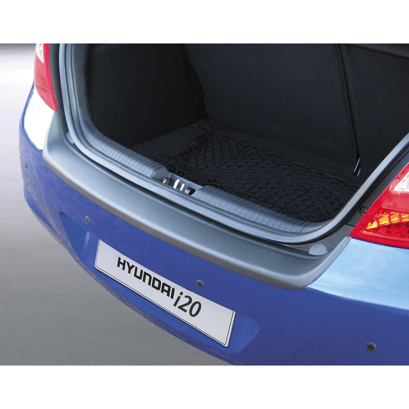 ABS Achterbumper beschermlijst  Hyundai i20 5 deurs 2009-2012 Zwart