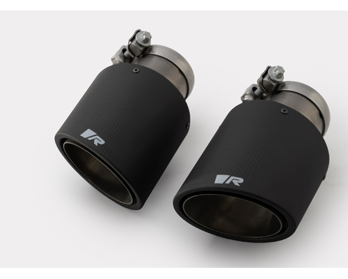 Alfa Romeo Guilia Veloce RACING CAT-BACK-SYSTEM 2.0 turbo Q4/AWD met roetfilter carbon dubbel afgesc