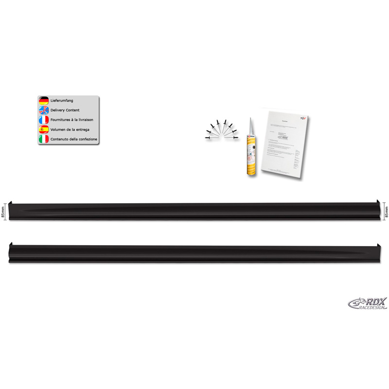 Sideskirts  Citroën C5 (RD/TD) 2008- 'Edition' (ABS)