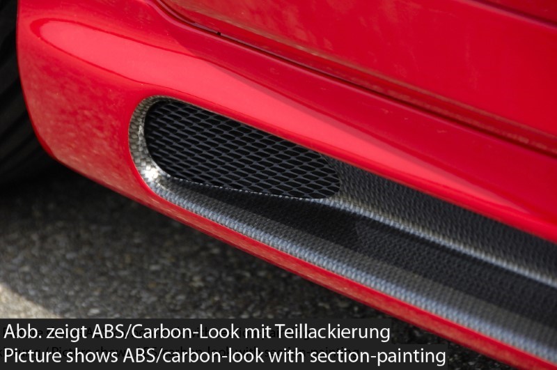 Zijskirts Opel Astra H CTC ABS Carbon-look Rieger