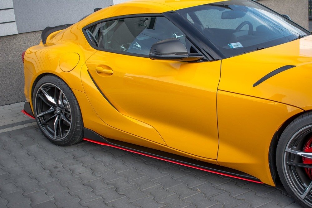 Zijdiffuser V.2 Toyota Supra MK5 Maxton Glans Rood