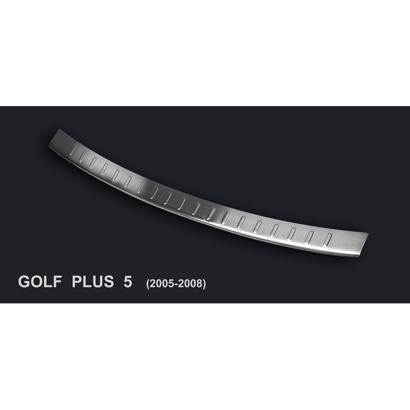RVS Achterbumperprotector  Volkswagen Golf V Plus 2005-2008 'Ribs'