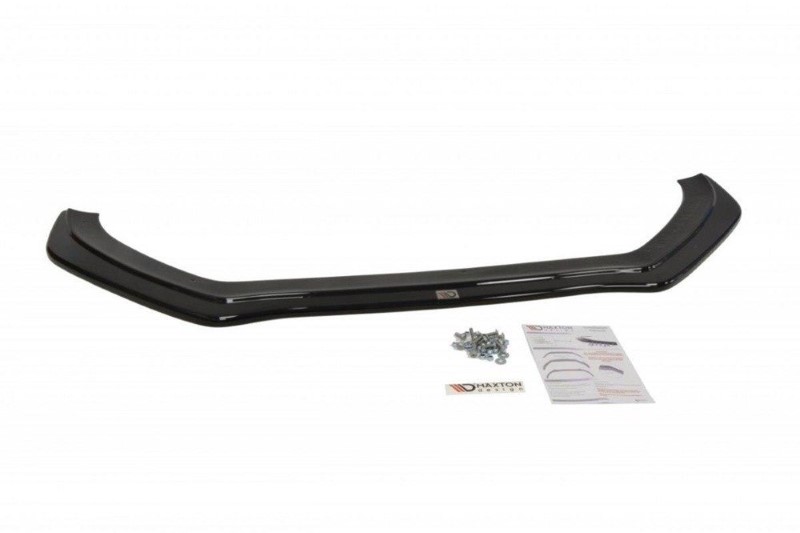 Voorspoiler Audi S5 / A5 S-Line F5 Coupe / Sportback V.1 Glanzend Zwart
