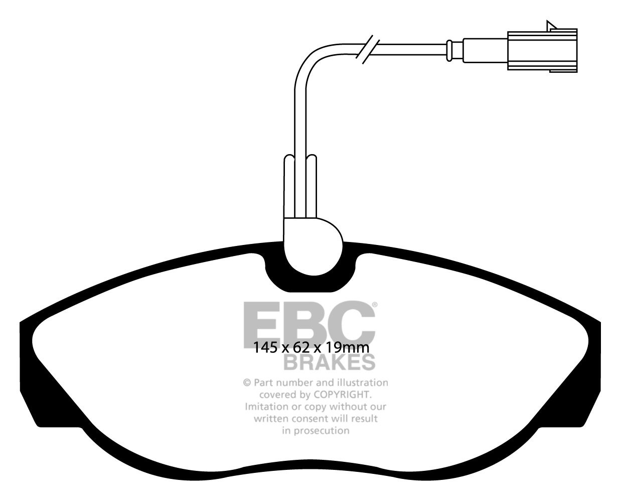 EBC Brakes FIAT BEDRIJFSWAGEN Ducato 2.8 TD 99-2001 Remblokken v