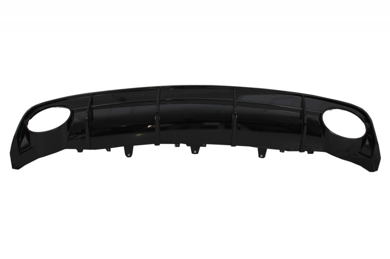 Achterbumper diffusor Audi A6 4G 2015-2018 RS6 Design Zwart S-Line